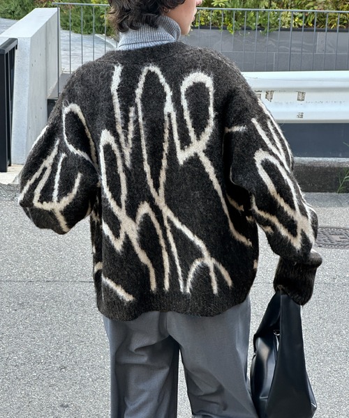 セール】ニュアンスラインニットカーディガン（カーディガン/ボレロ