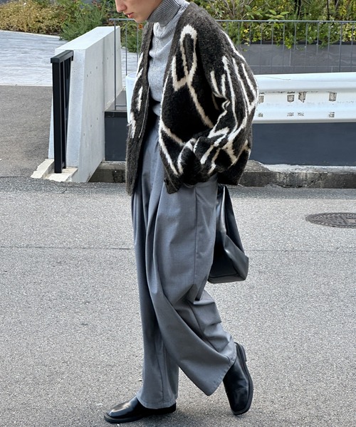 セール】ニュアンスラインニットカーディガン（カーディガン/ボレロ