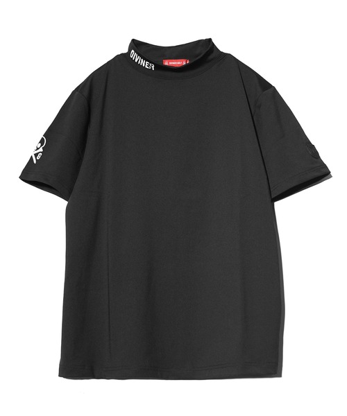 【DIVINER GOLF】バックロゴ半袖モックネック メンズ ゴルフウェア ゴルフ（Tシャツ/カットソー）｜DIVINER GOLF（ディバイナー ゴルフ）