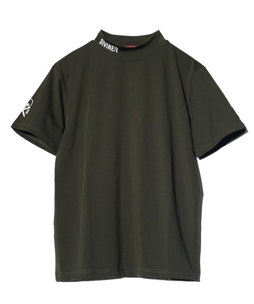 【DIVINER GOLF】バックロゴ半袖モックネック メンズ ゴルフウェア ゴルフ（Tシャツ/カットソー）｜DIVINER GOLF（ディバイナー ゴルフ）