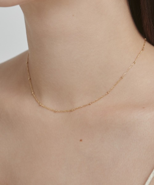 ciite'（シーテ）の「simple chain necklace / シンプルチェーンネックレス（ネックレス・レディース・シルバー/ゴールド・FREE）」の2枚目の写真
