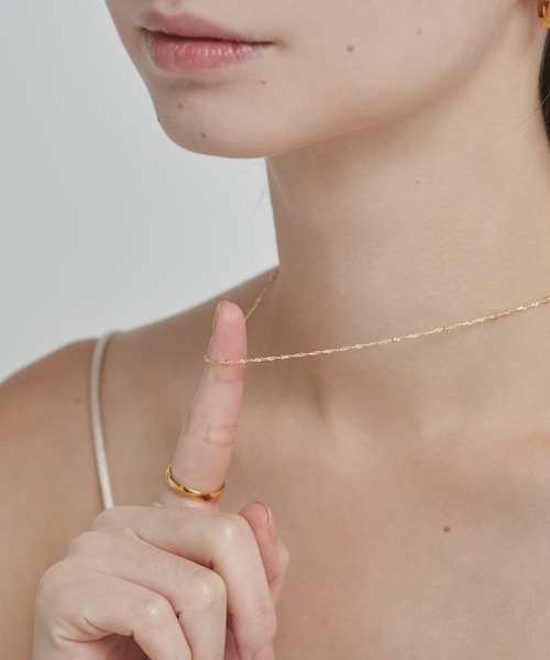 ciite'（シーテ）の「simple chain necklace / シンプルチェーンネックレス（ネックレス・レディース・シルバー/ゴールド・FREE）」の6枚目の写真