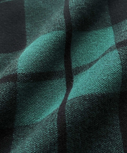 ELFRANK(エルフランク)の「《新色追加》チェック ニット ナロースカート ニットスカート ロング丈 秋 冬 タイト《着用動画あり》(スカート・レディース・ホワイト×ブラック/イエロー×ブラック/ブラック×ホワイト/イエロー系その他/グリーン系その他・FREE)」の11枚目の写真