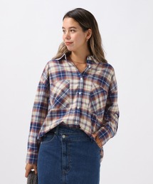 BAYFLOW | [柔らかな風合い]ネルチェックシャツ(シャツ/ブラウス)