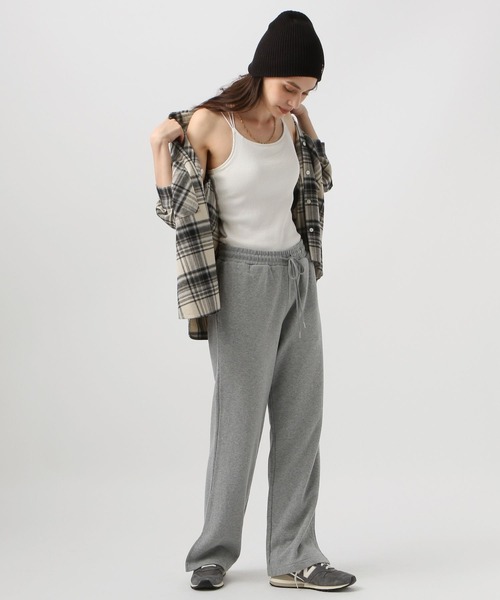 BAYFLOW（ベイフロー）の「[柔らかな風合い]ネルチェックシャツ（シャツ/ブラウス・レディース・ブルー/パープル/ブラック・FREE）」の5枚目の写真