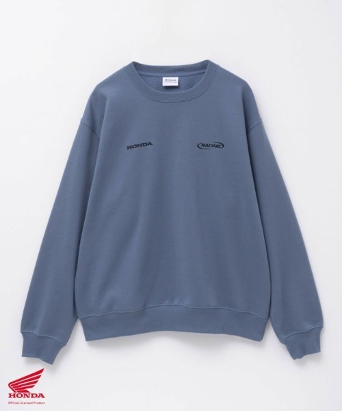 Mac-House(マックハウス)の「【別注限定展開】HONDAスウェットクルーネック(スウェット・メンズ・アッシュグレー/杢グレー/チャコールグレー/ブルーグレー・M/L/XL)」の4枚目の写真