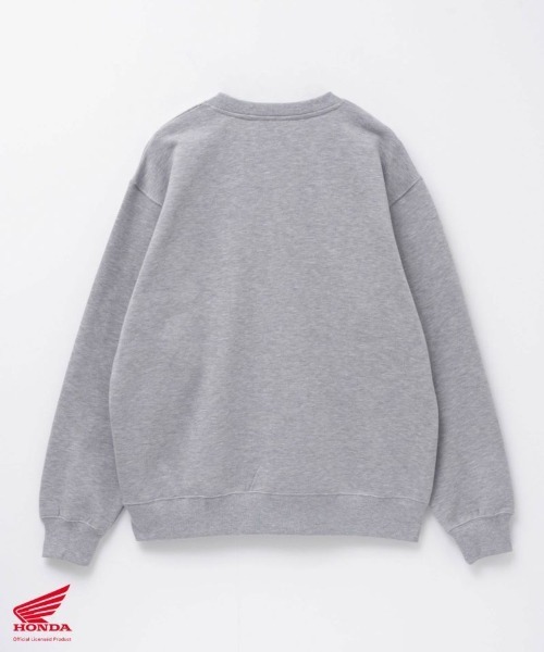 Mac-House(マックハウス)の「【別注限定展開】HONDAスウェットクルーネック(スウェット・メンズ・アッシュグレー/杢グレー/チャコールグレー/ブルーグレー・M/L/XL)」の10枚目の写真