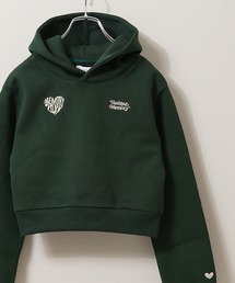 #MEMORY（メモリー）の「【MEMORY】lady's ハート バックプリント ボンディング ショート丈パーカー / Heart Back Print Bonding Short Length Hoodie（パーカー）」