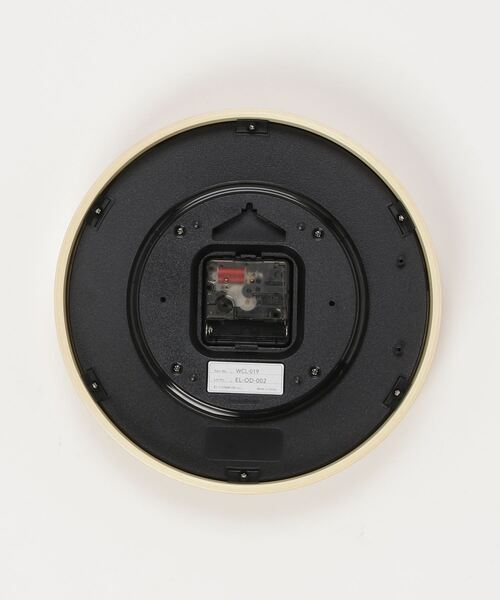 COMMON WARE（コモンウェアー）の「EC:ERIC CARLE WALL CLOCK エリック・カール はらぺこあおむし  掛け時計 ウォールクロック（掛け時計・レディース・ナチュラル・FREE）」の2枚目の写真