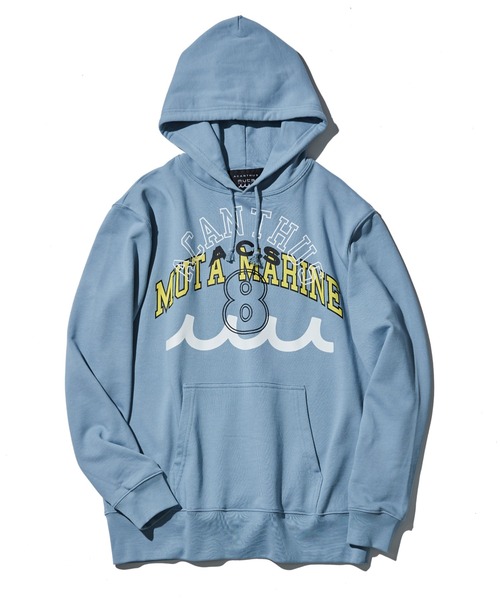 ACANTHUS（アカンサス）の「ACANTHUS x muta:mutaMulti Logo Hooded Sweatshirt（パーカー・メンズ・ブルー/ブラック/ホワイト・S/M/L/XL）」の20枚目の写真