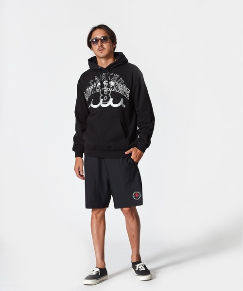 ACANTHUS（アカンサス）の「ACANTHUS x muta:mutaMulti Logo Hooded Sweatshirt（パーカー・メンズ・ブルー/ブラック/ホワイト・S/M/L/XL）」の6枚目の写真