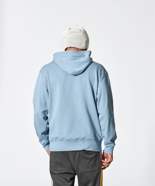 ACANTHUS（アカンサス）の「ACANTHUS x muta:mutaMulti Logo Hooded Sweatshirt（パーカー・メンズ・ブルー/ブラック/ホワイト・S/M/L/XL）」の16枚目の写真