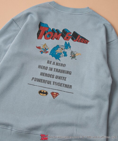 coen(コーエン)の「TOM&JERRY / (トムアンドジェリー)ヴィンテージライクプリントスウェット(スウェット・メンズ・その他7/コバルトブルー/その他5/その他6/その他3/その他4/その他1/その他2/ベージュ/ブラック・XL/M/L)」の3枚目の写真