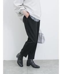 Samansa Mos2 blue | 【吸湿発熱】マルチスタイルテーパードパンツ(その他パンツ)