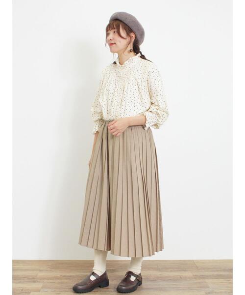 eldo 抗菌フリルブラウス eldo]抗菌ブラウス | KOBUNSHA SELECT SHOP | [eldo]抗菌ブラウス