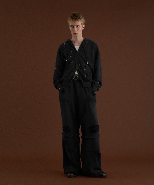 WISH FOR EVER(ウィッシュフォーエバー)の「ASSORT VINTAGE LIKE HEAVY WEIGHT SHORT ZIP PARKER/アソートビンテージライクヘビーウエイトショートジップパーカー(パーカー・メンズ・ブラウン/グレー/ブラック・LARGE/MEDIUM)」の20枚目の写真