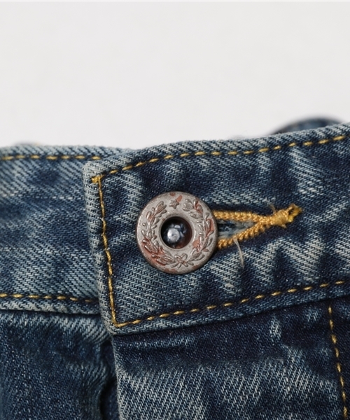 AOZORA(アオゾラ)の「アカミミデニムロールアップパンツ(デニムパンツ・メンズ・インディゴブルー/ダークインディゴブルー/その他/その他2/レッド・SMALL/LARGE/MEDIUM/X-SMALL)」の16枚目の写真