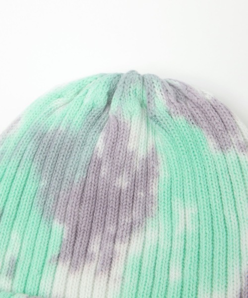 BAYFLOW（ベイフロー）の「タイダイ柄ニットワッチ(KIDS)（ニットキャップ/ビーニー・キッズ・イエロー/グリーン・FREE）」の7枚目の写真