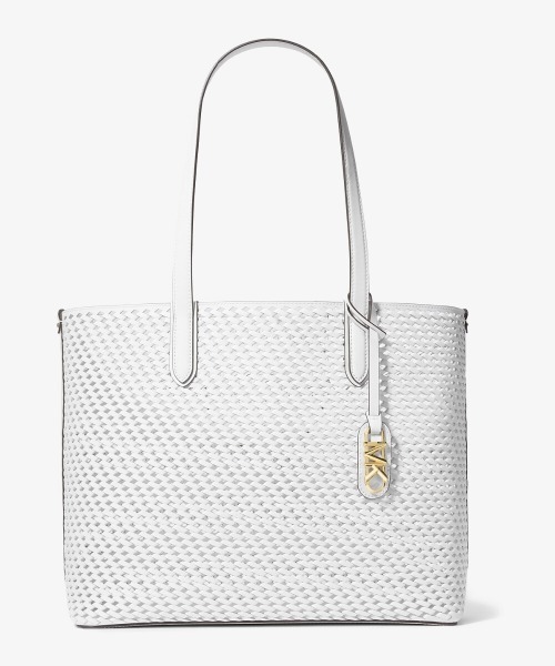 【セール】ELIZA ウーヴン レザー トート エクストララージ（トートバッグ）｜MICHAEL KORS（マイケルコース）