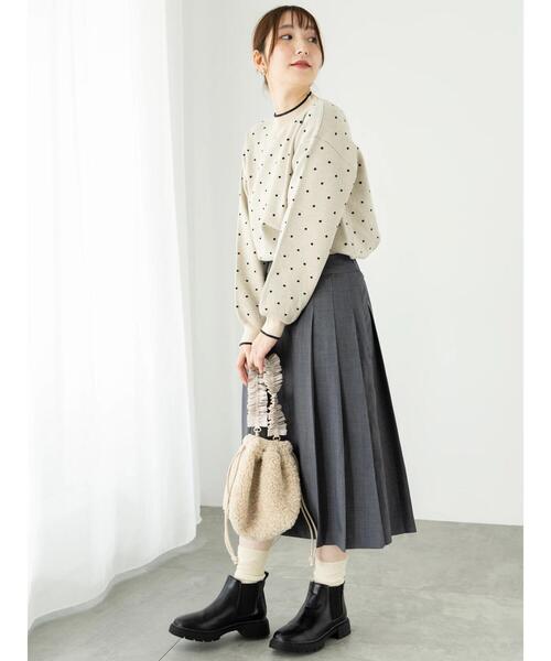 Te chichi TERRASSE(テチチテラス)の「サイドゴアショートブーツ(ブーツ・レディース・ブラック/ブラウン・M/L)」の5枚目の写真