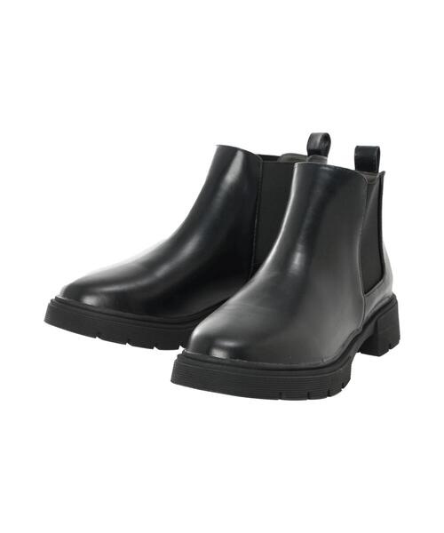 Te chichi TERRASSE(テチチテラス)の「サイドゴアショートブーツ(ブーツ・レディース・ブラック/ブラウン・M/L)」の7枚目の写真