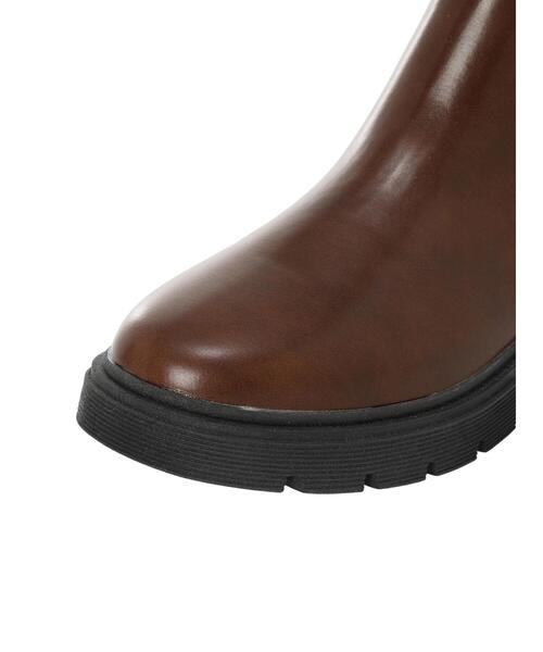 Te chichi TERRASSE(テチチテラス)の「サイドゴアショートブーツ(ブーツ・レディース・ブラック/ブラウン・M/L)」の10枚目の写真