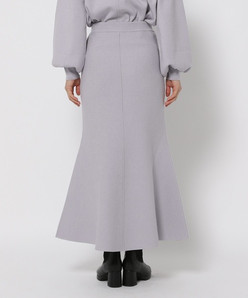 mysty woman（ミスティウーマン）の「マーメイドニットスカート   252077（スカート・レディース・グレイッシュベージュ/ブラック/ライトグレー・FREE）」の18枚目の写真