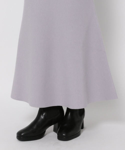 mysty woman（ミスティウーマン）の「マーメイドニットスカート   252077（スカート・レディース・グレイッシュベージュ/ブラック/ライトグレー・FREE）」の16枚目の写真