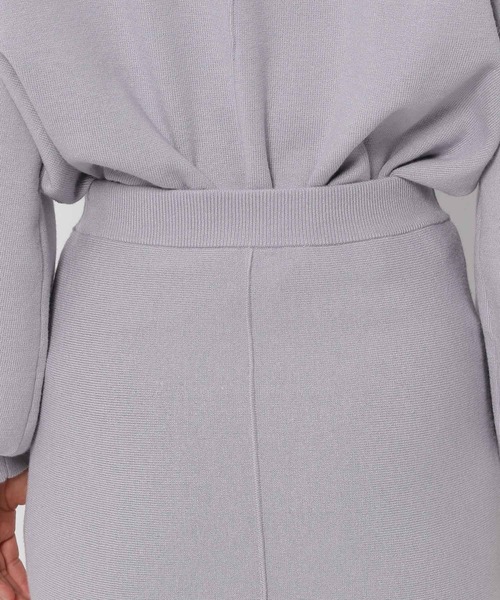 mysty woman（ミスティウーマン）の「マーメイドニットスカート   252077（スカート・レディース・グレイッシュベージュ/ブラック/ライトグレー・FREE）」の15枚目の写真