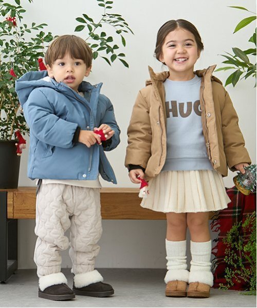 petit main（プティマイン）の「ダウンジャケット（ダウンジャケット/コート・キッズ・キャメル/ブルー/ネイビー・90cm/80ｃｍ/130cm/120cm/100cm/110cm）」の10枚目の写真