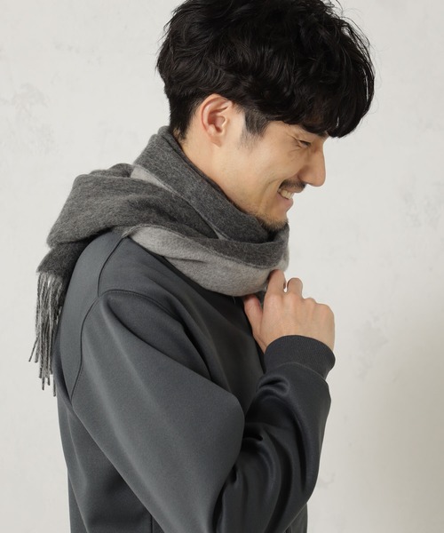 セール】ウールリバーシブルストール（ストール/ショール）｜FOUND
