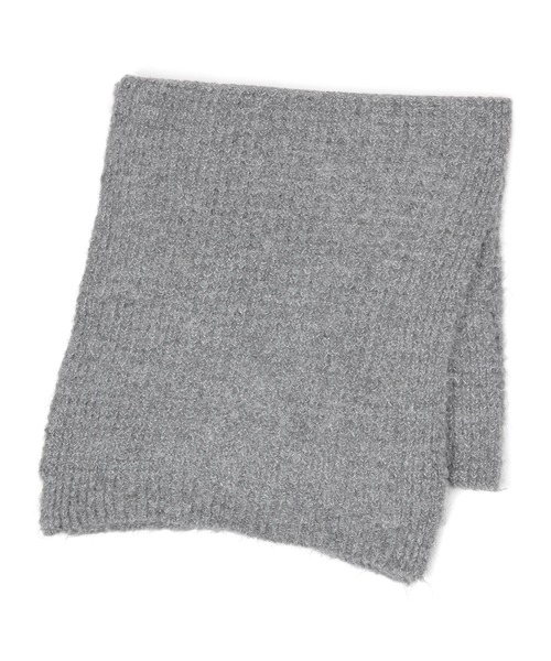 LEPSIM（レプシィム）の「ラメニットストール　152656（ストール/ショール・レディース・ブラック/チャコールグレー・ONE SIZE）」の9枚目の写真