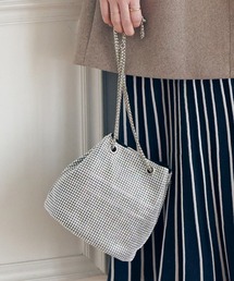 ikka | キラキラチェーンミニショルダー(ショルダーバッグ)