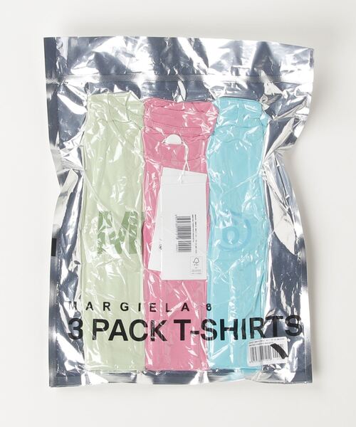 MM6 Maison Margiela（ｴﾑｴﾑｼｯｸｽ ﾒｿﾞﾝ ﾏﾙｼﾞｪﾗ）の「MM6 Maison Margiela(エムエムシックス メゾン マルジェラ)Kids & Junior ブランドロゴ半袖Tシャツカットソー3枚セット（Tシャツ/カットソー・キッズ・ライトグリーン/ホワイト・4Y/6Y/8Y/10Y/12Y/14Y/16Y）」の22枚目の写真