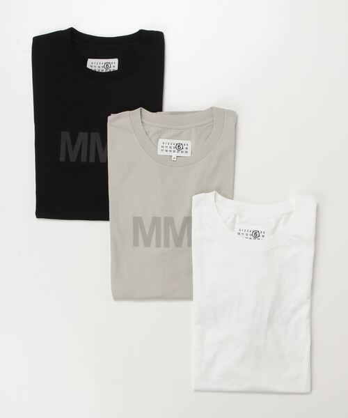 MM6 Maison Margiela（ｴﾑｴﾑｼｯｸｽ ﾒｿﾞﾝ ﾏﾙｼﾞｪﾗ）の「MM6 Maison Margiela(エムエムシックス メゾン マルジェラ)Kids & Junior ブランドロゴ半袖Tシャツカットソー3枚セット（Tシャツ/カットソー・キッズ・ライトグリーン/ホワイト・4Y/6Y/8Y/10Y/12Y/14Y/16Y）」の20枚目の写真