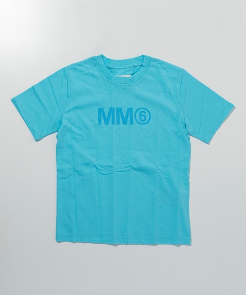 MM6 Maison Margiela（ｴﾑｴﾑｼｯｸｽ ﾒｿﾞﾝ ﾏﾙｼﾞｪﾗ）の「MM6 Maison Margiela(エムエムシックス メゾン マルジェラ)Kids & Junior ブランドロゴ半袖Tシャツカットソー3枚セット（Tシャツ/カットソー・キッズ・ライトグリーン/ホワイト・4Y/6Y/8Y/10Y/12Y/14Y/16Y）」の5枚目の写真