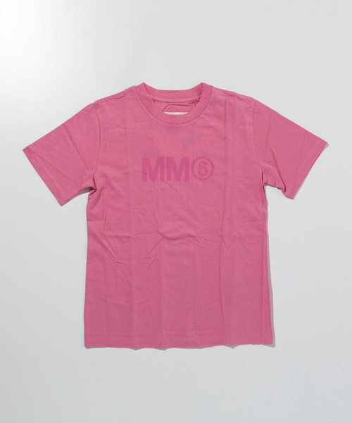 MM6 Maison Margiela（ｴﾑｴﾑｼｯｸｽ ﾒｿﾞﾝ ﾏﾙｼﾞｪﾗ）の「MM6 Maison Margiela(エムエムシックス メゾン マルジェラ)Kids & Junior ブランドロゴ半袖Tシャツカットソー3枚セット（Tシャツ/カットソー・キッズ・ライトグリーン/ホワイト・4Y/6Y/8Y/10Y/12Y/14Y/16Y）」の7枚目の写真