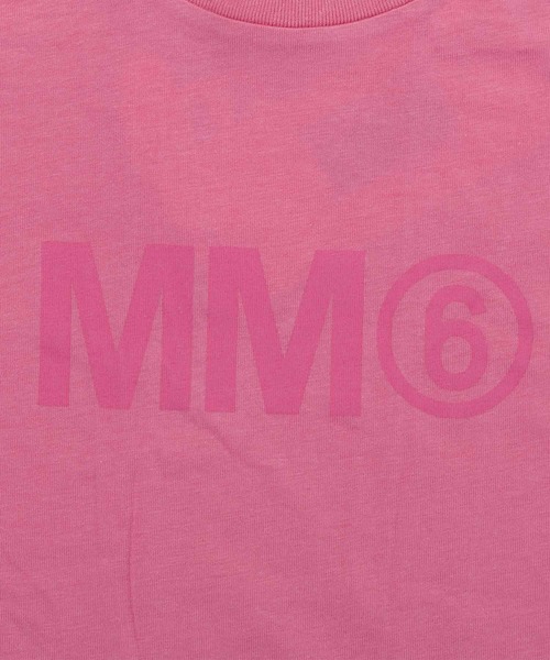 MM6 Maison Margiela（ｴﾑｴﾑｼｯｸｽ ﾒｿﾞﾝ ﾏﾙｼﾞｪﾗ）の「MM6 Maison Margiela(エムエムシックス メゾン マルジェラ)Kids & Junior ブランドロゴ半袖Tシャツカットソー3枚セット（Tシャツ/カットソー・キッズ・ライトグリーン/ホワイト・4Y/6Y/8Y/10Y/12Y/14Y/16Y）」の9枚目の写真