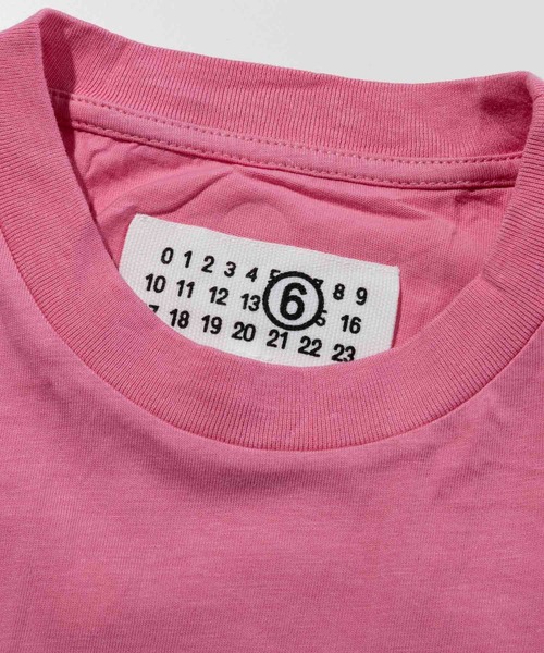 MM6 Maison Margiela（ｴﾑｴﾑｼｯｸｽ ﾒｿﾞﾝ ﾏﾙｼﾞｪﾗ）の「MM6 Maison Margiela(エムエムシックス メゾン マルジェラ)Kids & Junior ブランドロゴ半袖Tシャツカットソー3枚セット（Tシャツ/カットソー・キッズ・ライトグリーン/ホワイト・4Y/6Y/8Y/10Y/12Y/14Y/16Y）」の10枚目の写真