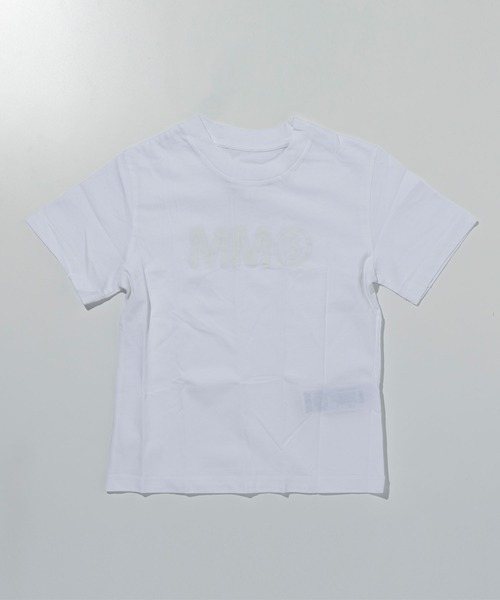 MM6 Maison Margiela（ｴﾑｴﾑｼｯｸｽ ﾒｿﾞﾝ ﾏﾙｼﾞｪﾗ）の「MM6 Maison Margiela(エムエムシックス メゾン マルジェラ)Kids & Junior ブランドロゴ半袖Tシャツカットソー3枚セット（Tシャツ/カットソー・キッズ・ライトグリーン/ホワイト・4Y/6Y/8Y/10Y/12Y/14Y/16Y）」の11枚目の写真