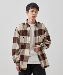 モールチェックリラックスシャツ