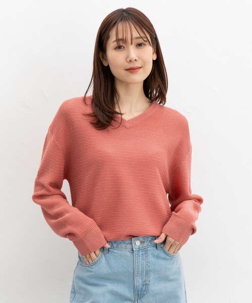 【美品】ジャックバニー　Vネックニット5  L相当 美品】ジャックバニー Vネックニット5 L相当 美品】ジャック