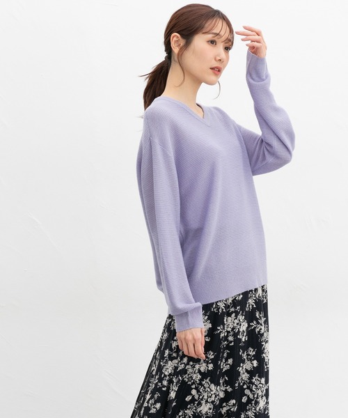 【美品】ジャックバニー　Vネックニット5  L相当 Vネックラメニット: トップス｜ハニーズ公式通販