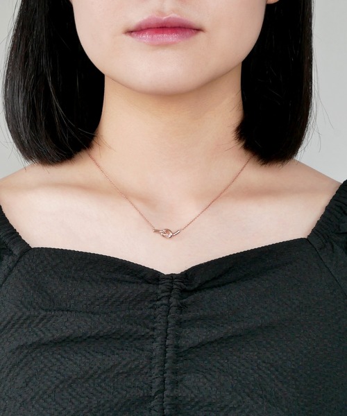 va vendome aoyama（ヴイエーヴァンドームアオヤマ）の「シルバー925 ピンクゴールドカラー ネックレス（ネックレス・レディース・ピンクゴールド・43cm）」の3枚目の写真