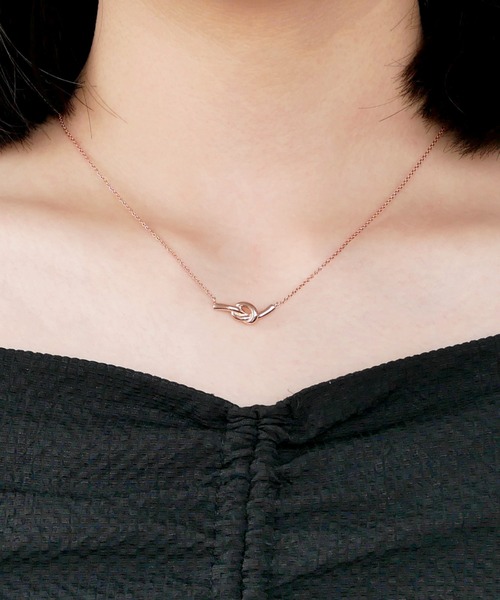 va vendome aoyama（ヴイエーヴァンドームアオヤマ）の「シルバー925 ピンクゴールドカラー ネックレス（ネックレス・レディース・ピンクゴールド・43cm）」の4枚目の写真