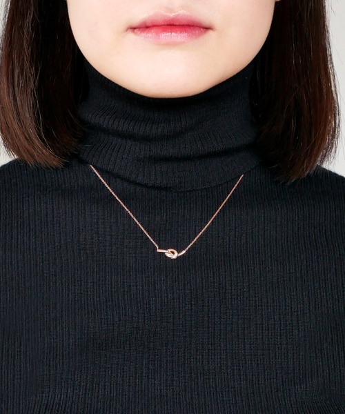 va vendome aoyama（ヴイエーヴァンドームアオヤマ）の「シルバー925 ピンクゴールドカラー ネックレス（ネックレス・レディース・ピンクゴールド・43cm）」の5枚目の写真