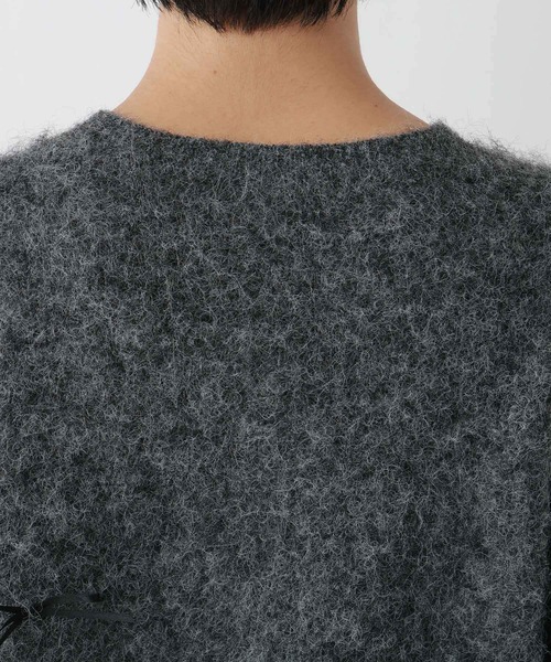 RAGEBLUE（レイジブルー）の「リボンモチーフシャギーニット（ニット/セーター・レディース・ブラウン/グレー・FREE）」の18枚目の写真