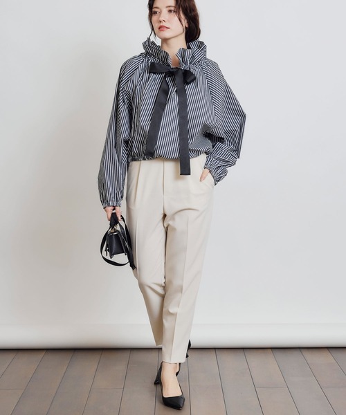 PICCIN（ピッチン）の「ザビエルストライプブラウス（シャツ/ブラウス・レディース・ホワイト系その他/ブルー系その他/ブラック系その他・M）」の19枚目の写真