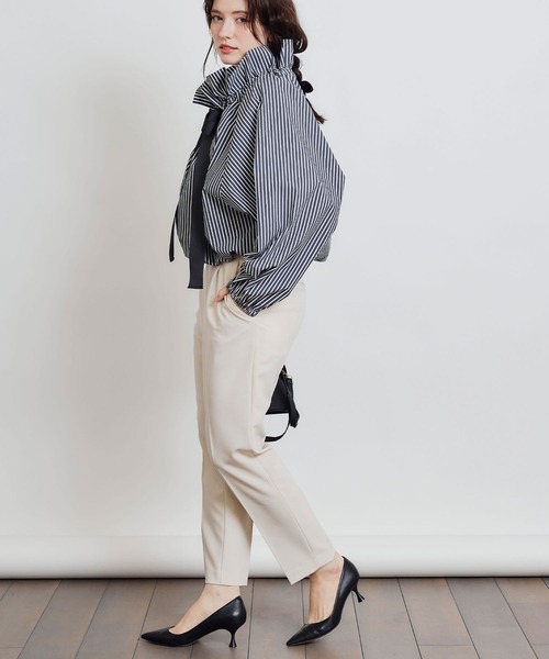 PICCIN（ピッチン）の「ザビエルストライプブラウス（シャツ/ブラウス・レディース・ホワイト系その他/ブルー系その他/ブラック系その他・M）」の20枚目の写真