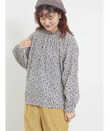 Samansa Mos2 | 襟スカラップシャーリング前後2WAYブラウス(シャツ/ブラウス)